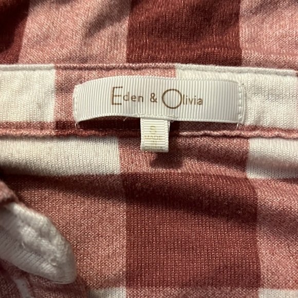 Pink, Checkered, Button-Up - Picture 2 of 2